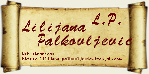 Lilijana Palkovljević vizit kartica